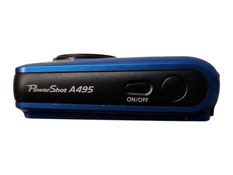 Canon PowerShot A495 Digital Camera Blue 10MP, Tested