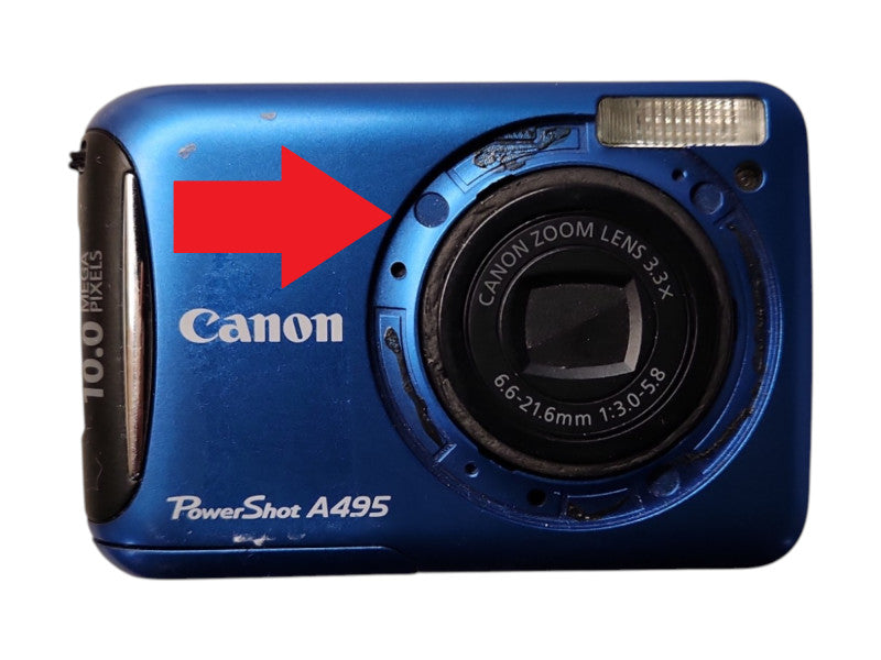 Canon PowerShot A495 Digital Camera Blue 10MP, Tested