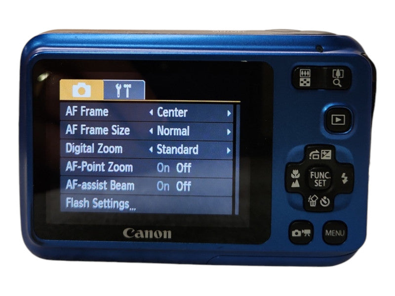 Canon PowerShot A495 Digital Camera Blue 10MP, Tested