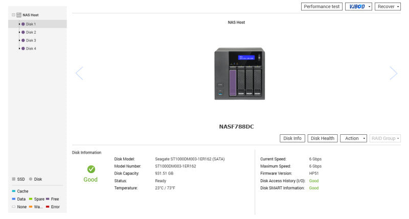 QNAP TS-453A 4-Bay NAS, Celeron N3150 1.60GHz, 4GB RAM w/ 4x1TB HDDs