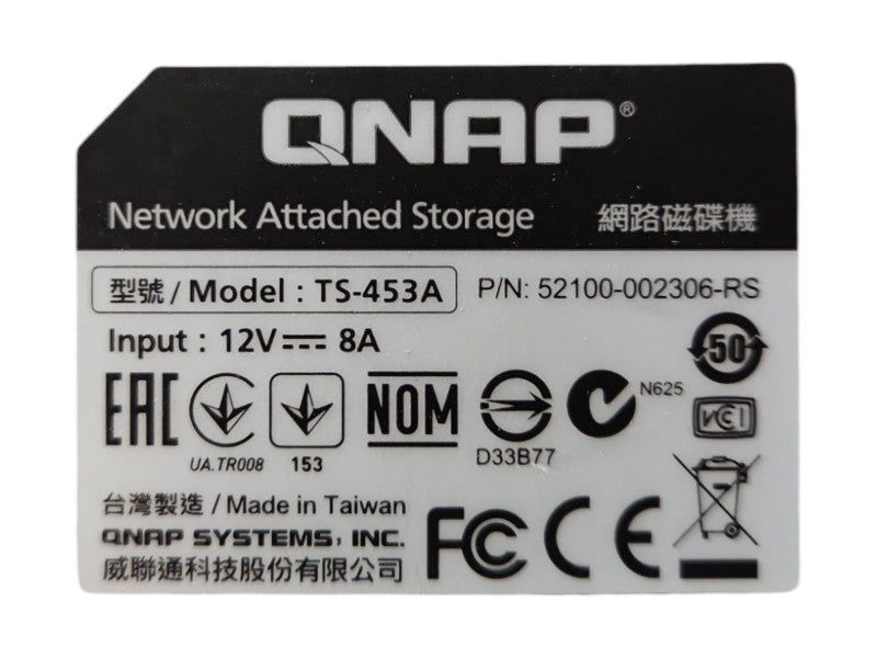 QNAP TS-453A 4-Bay NAS, Celeron N3150 1.60GHz, 4GB RAM w/ 4x1TB HDDs