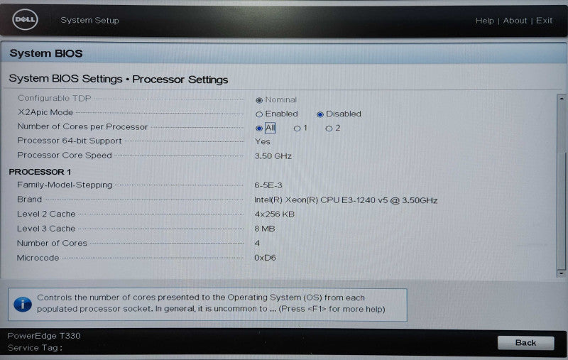 Dell PowerEdge T330 8x3.5", Xeon E3-1240v5, 32GB DDR4, 4x 4TB SAS, H730