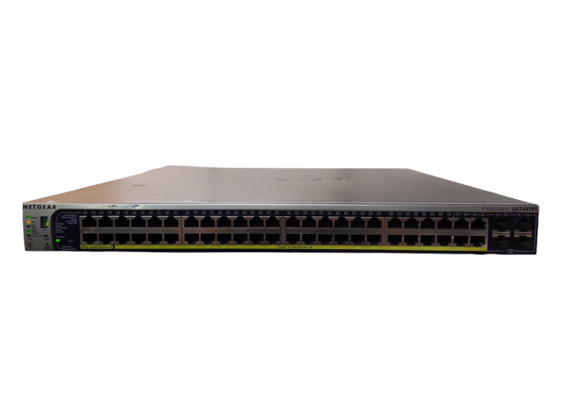 Netgear GS748TPS 48-port PoE Gigabit Switch w/ 4x SFP 2x HDMI Stacking VLAN