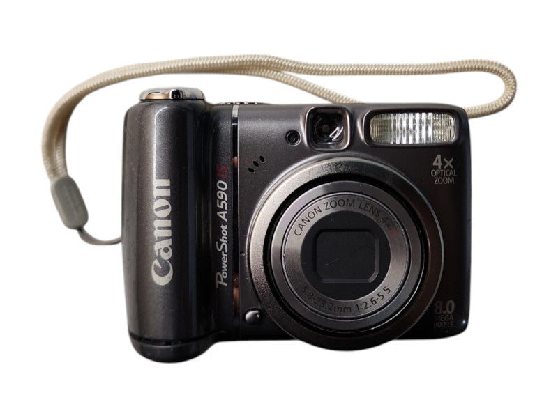 Canon PowerShot A590 IS PC1263 8.0MP Digital Camera, No SD Card, Tested