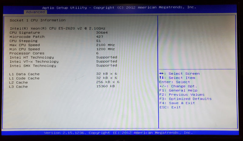 SuperMicro X9DRi-F Motherboard 2x Xeon E5-2620 v2 64GB DDR3 - No HDD