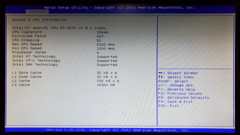 SuperMicro X9DRi-F Motherboard 2x Xeon E5-2620 v2 64GB DDR3 - No HDD