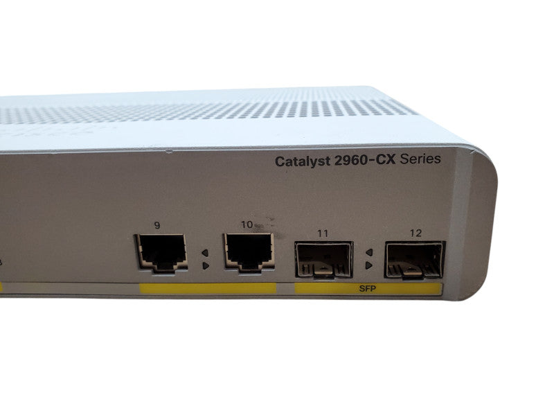 Cisco WS-C2960CX-8PC-L V02, 8-Port Gigabit Managed Silent Switch w/ 2x SFP