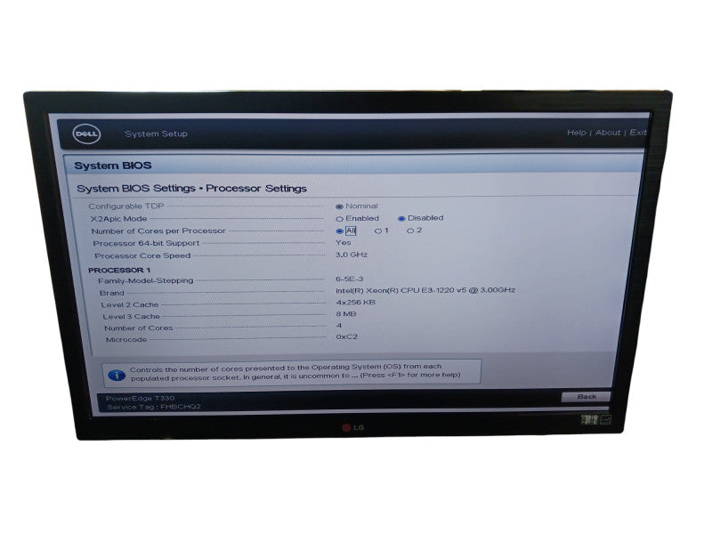 Dell PowerEdge T330 Xeon E3-1220 v5 @3.0GHz 24GB DDR4 RAM PERC H730 No HDD