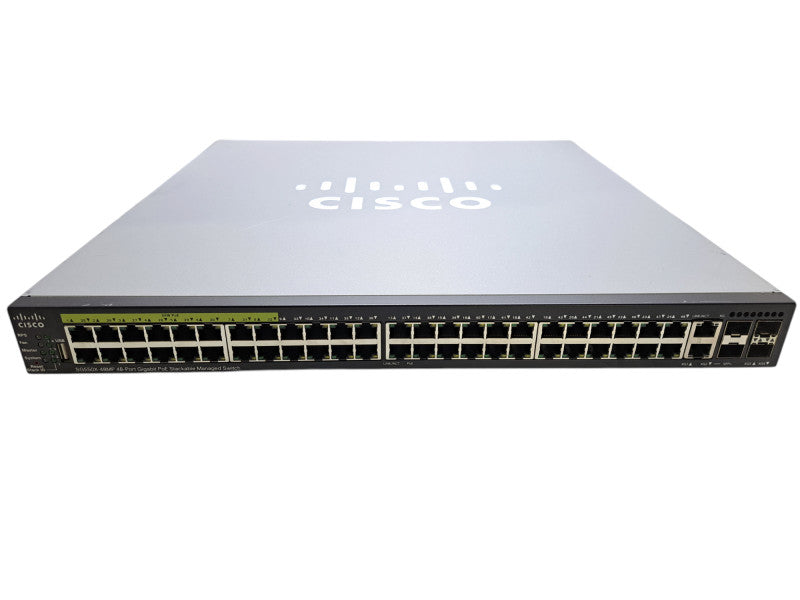 Cisco SG550X-48MP-K9 V02 | 48-Port Gigabit PoE Stackable Managed Switch