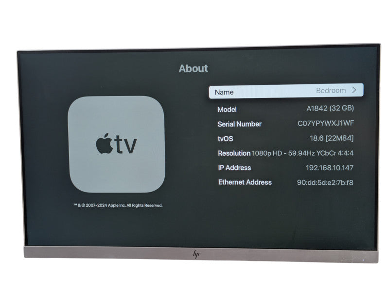 Apple TV 4K 1st Generation 32GB A1842  Q-