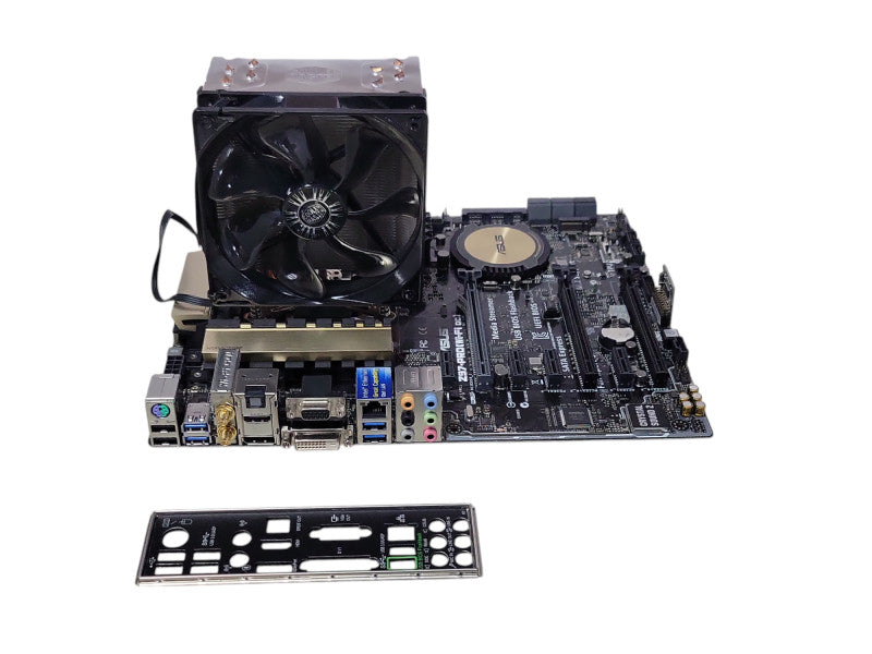Asus Z97-Pro board with Core I7-4790K 4.00GHz CPU, 16GB RAM, I/O Back cover _
