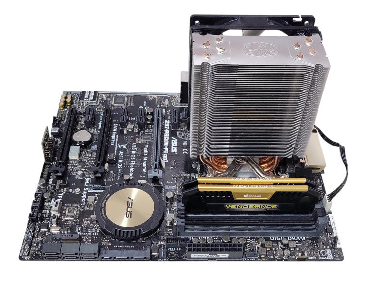 Asus Z97-Pro board with Core I7-4790K 4.00GHz CPU, 16GB RAM, I/O Back cover _