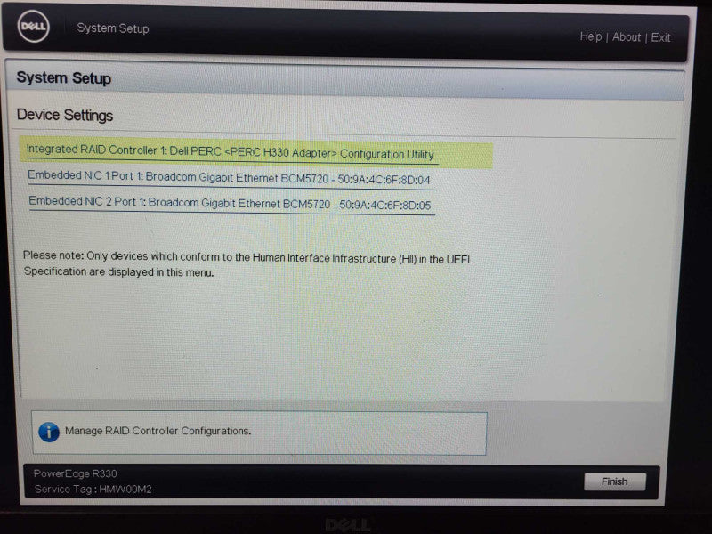 Dell PowerEdge R330 3.5" 1x Xeon E3-1240 v6 32GB DDR4 H330 - No HDD $