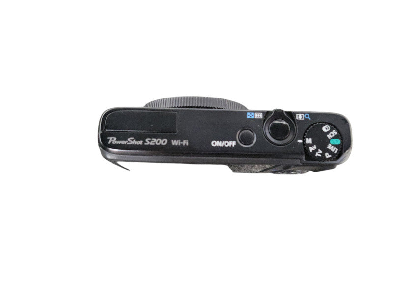 Canon PowerShot S200 White 10.1MP Compact Digital Camera Black READ !