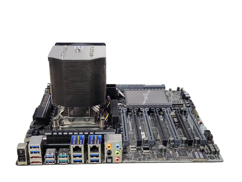 Asus X99-E WS/USB 3.1 board with Core I7-6850K 3.60GHz CPU, 8GB DDR4 RAM _