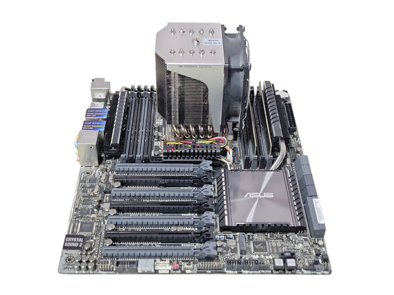Asus X99-E WS/USB 3.1 board with Core I7-6850K 3.60GHz CPU, 8GB DDR4 RAM _