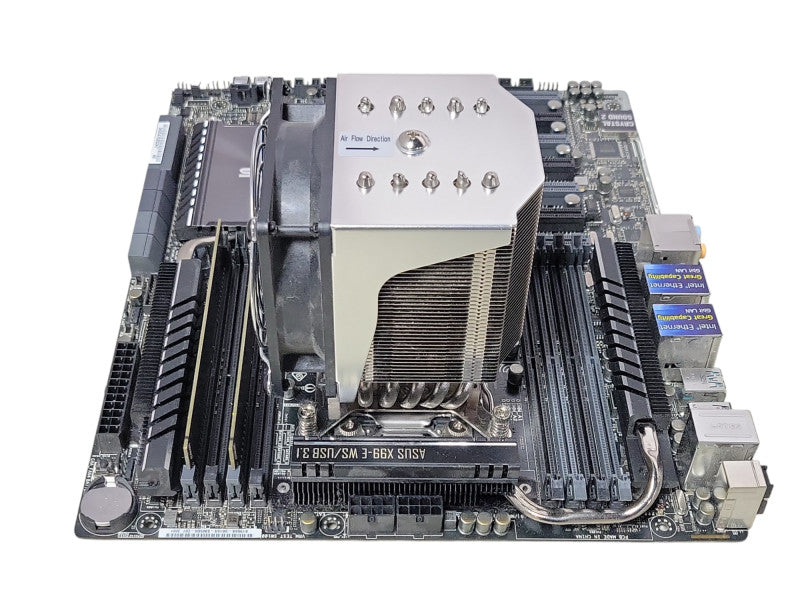Asus X99-E WS/USB 3.1 board with Core I7-6850K 3.60GHz CPU, 8GB DDR4 RAM _