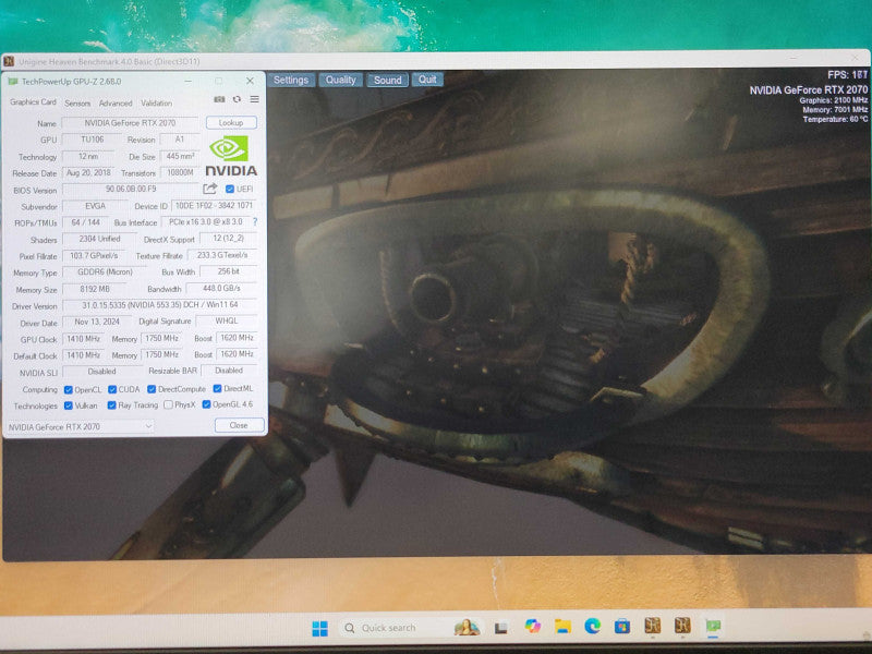 EVGA/Nvidia GeForce RTX 2070 8GB GDDR6 PCIe 3.0 Graphics Card _