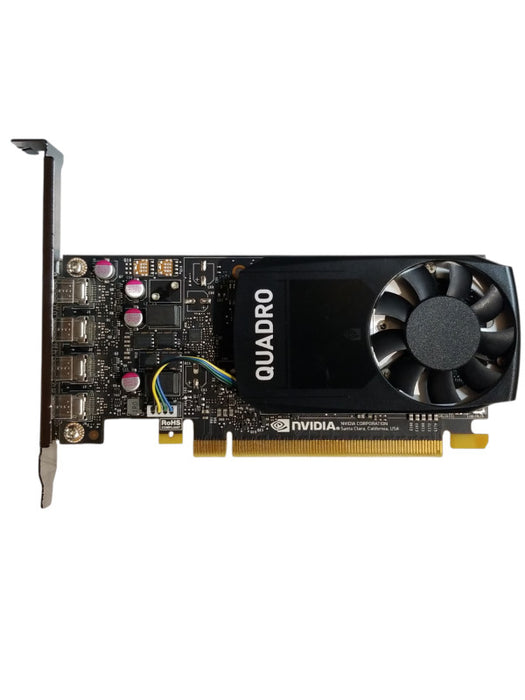 NVIDIA Quadro P1000 4GB GDDR5  4x MiniDP - High ProfIle Graphics Card Q