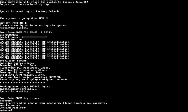 Fortinet Fortigate 200F FG-200F Next Generation Firewall