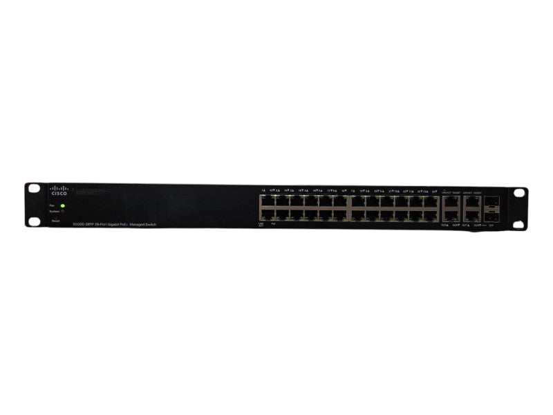 Cisco SG300-28PP-K9 V04, 28-Port Gigabit PoE+ Managed Switch, 2x SFP