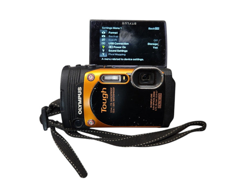 Olympus Stylus Tough TG-860 16.0MP Digital Camera w/ Battery & 64GB SD Card