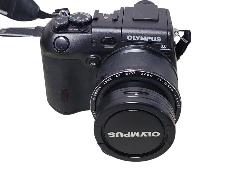 Olympus C-8080 Wide Zoom Compact Camera 8MP, No Battery, No CF/SD Card _