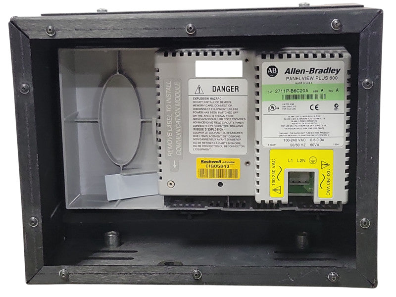 allen bradley panelview plus 600 2711P-B6C20A _