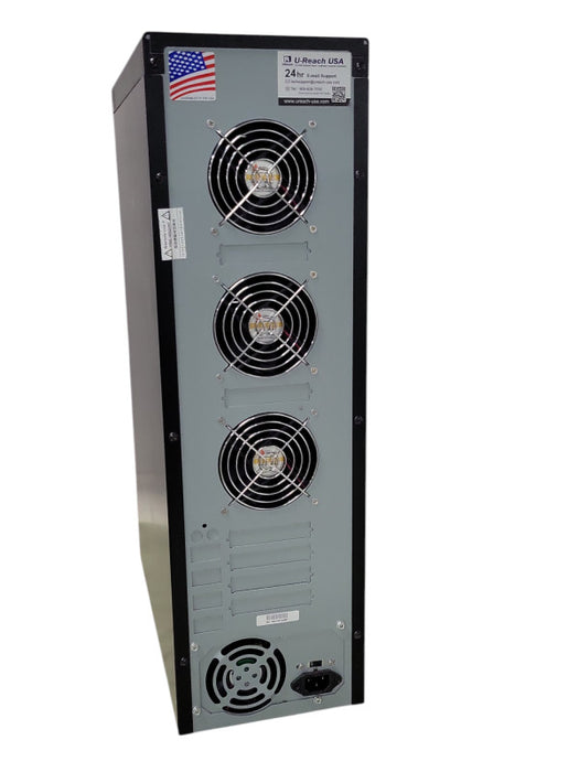 U-Reach 12-Bay SATA hard disk duplicator / eraser tower, REAd _