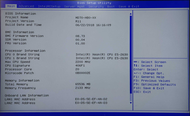 Datto S3E24000 2U 12x3.5" 2x2.5", 2x Xeon E5-2630v4, 64GB DDR4, SAS3008-IR