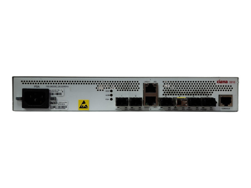 Ciena 3916 Series Service Delivery Switch 170-3916-904, Factory Reset