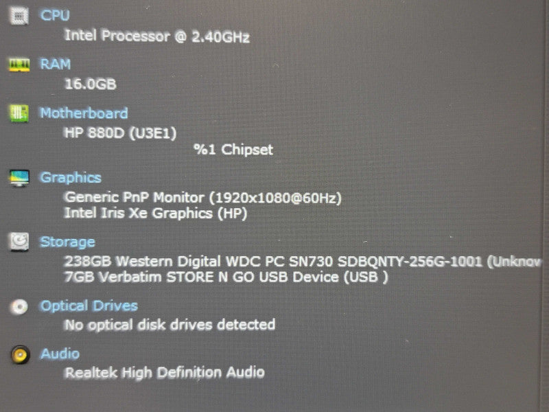 HP EliteBook 840 G8 i5-1135G7 16GB DDR4 256GB SSD β Lap200