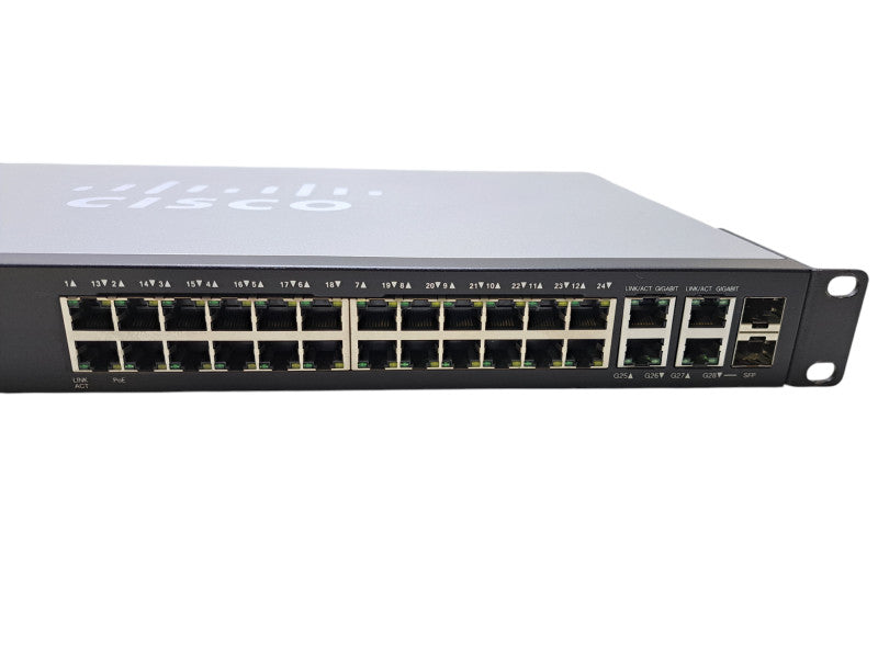 Cisco SG300-28PP-K9 V04 | 28-Port Gigabit PoE+ Managed Switch w/ 2x SFP