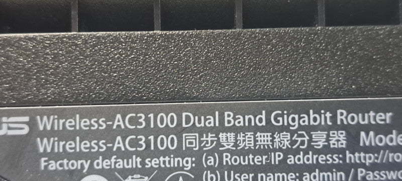 Asus RT-AC3100 Dual-Band Wi-Fi Router