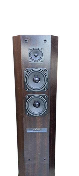 Vintage Wooden Kenwood Super Woofer System Bundle – LS-W900 + 2× JL-S370