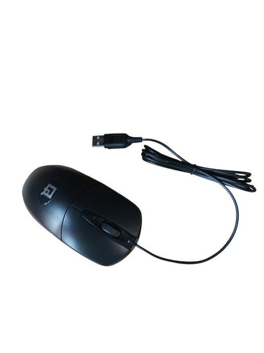 QR 70 Wired Keyboard & USB Optical Mouse with USB Adapter