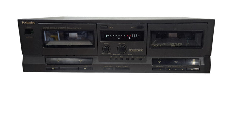 Vintage Technics RS-TR210 Stereo Double Cassette Deck | READ