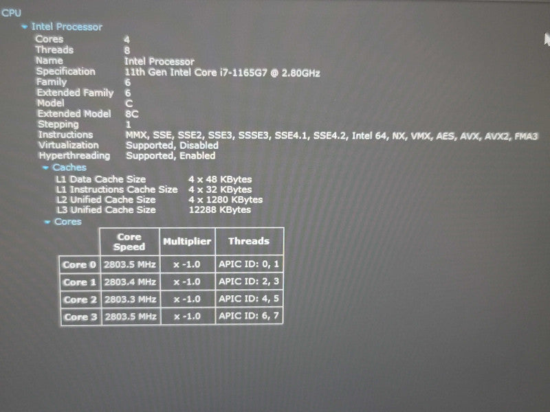 Lenovo ThinkPad E14 Gen 2 i7-1165G7 16GB DDR4 256GB NVMe β Lap200