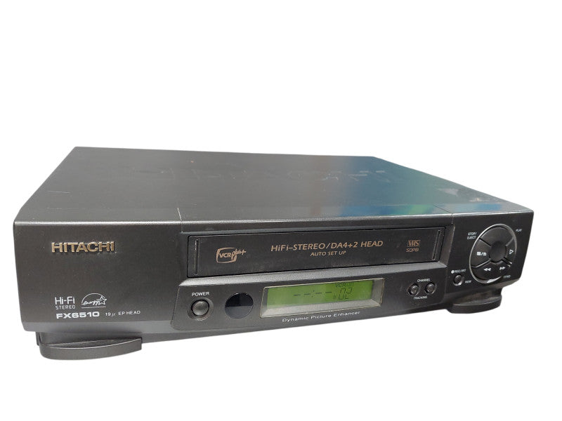 Hitachi VCR With 19 Movies On VHS Model: VT-FX6510A =