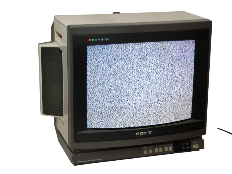 Sony Trinitron 13" CRT TV KV-1380R Vintage, Retro Gaming, Working W/ Remote Q%