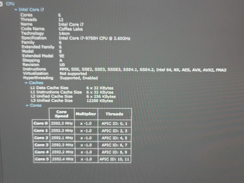 Alienware m15 R2 i7-9750H 32GB DDR4 RTX 2060 256GB NVMe No Battery  β Lap200