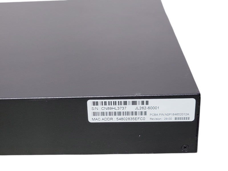 Aruba 2930F JL262A 48-port Gigabit PoE+ 370w 4x SFP Network Switch w/ Ears _