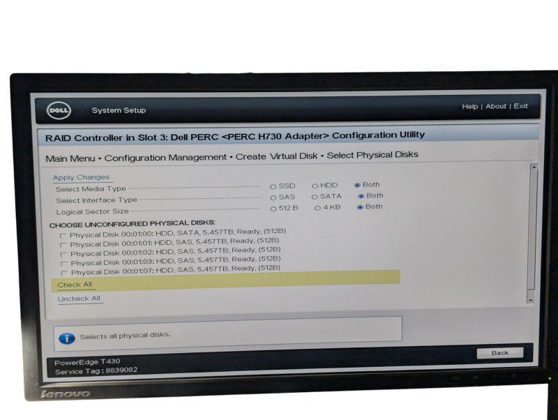 DELL PowerEdge T430 Intel Xeon E5-2630 v3 64GB RAM 5x 6TB SAS HDDs -