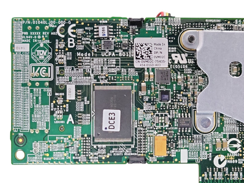 Dell PERC H710 Internal SAS PCIe RAID Controller 0VM02C, FH Bracket _