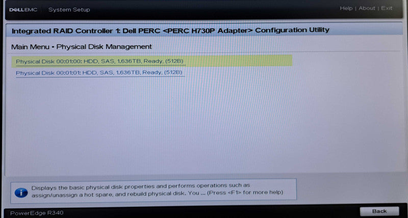 Dell PowerEdge R340 | Xeon E-2146G @3.50GHz, 32GB DDR4, 2x 1.8TB, H730P