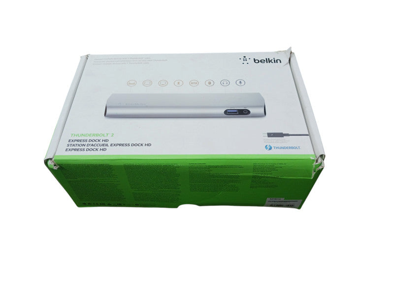 Belkin F4U085 Thunderbolt 2 Express Dock HD Laptop Station Dual 4K