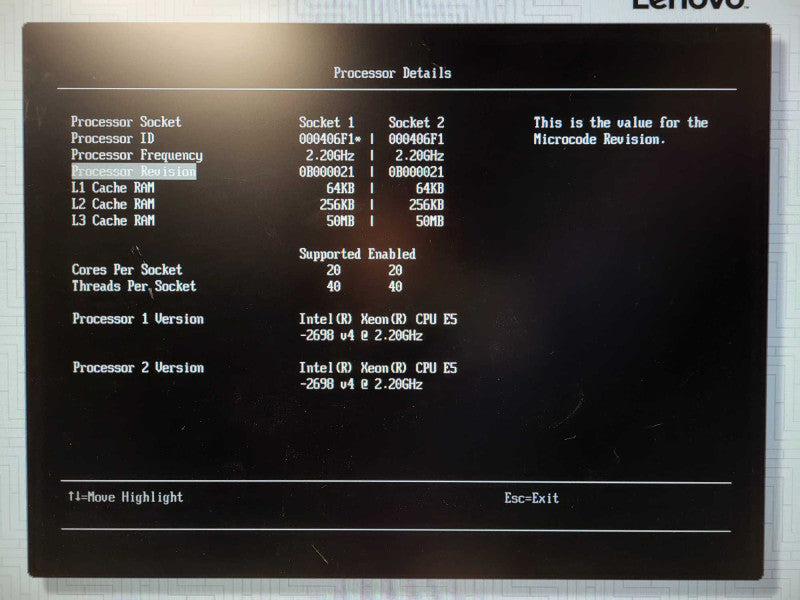 Lenovo X3550 M5 1U 4x 2.5" 2x E5-2698 v4 32GB DDR4 M1215 No HDDs READ $