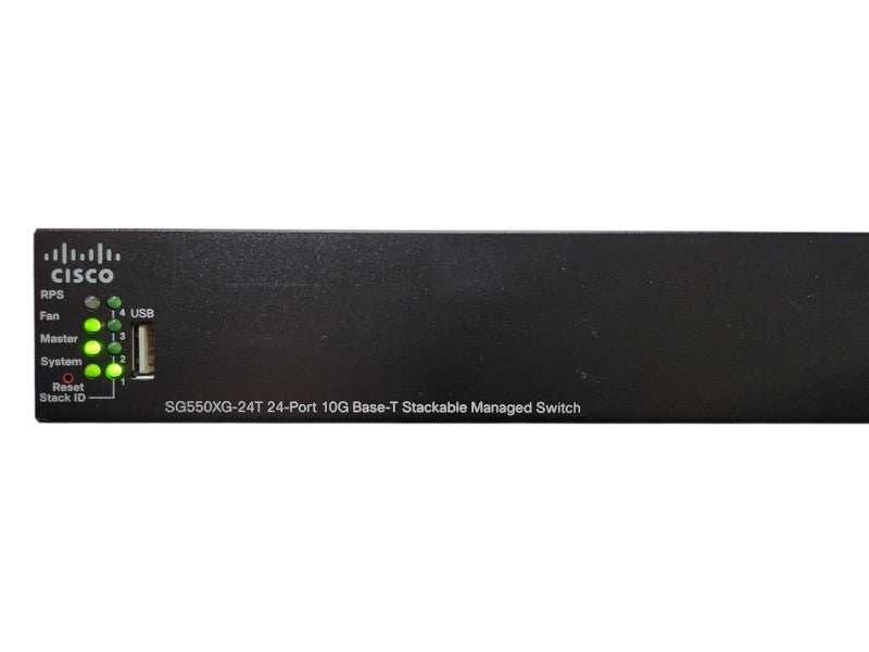 Cisco SG550XG-24T-K9 V02, 24-Port Stackable Managed Switch