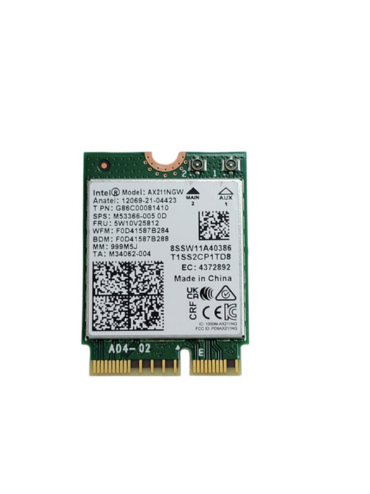 INTEL AX211NGW M.2 2230 PCI-E 802.11AX WIFI 6E BLUETOOTH 5.3 %