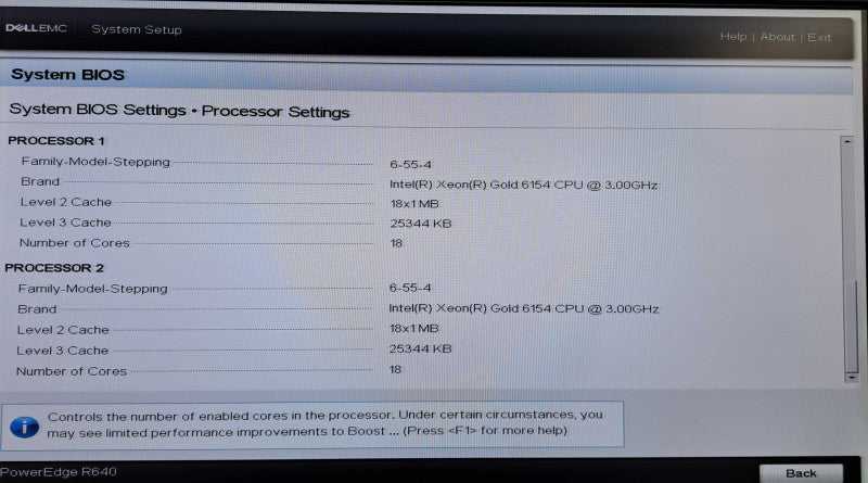 Dell R640 1U | 2x Xeon Gold 6154, 64GB DDR4, 2x 400GB SSD, H740P Mini, 10G